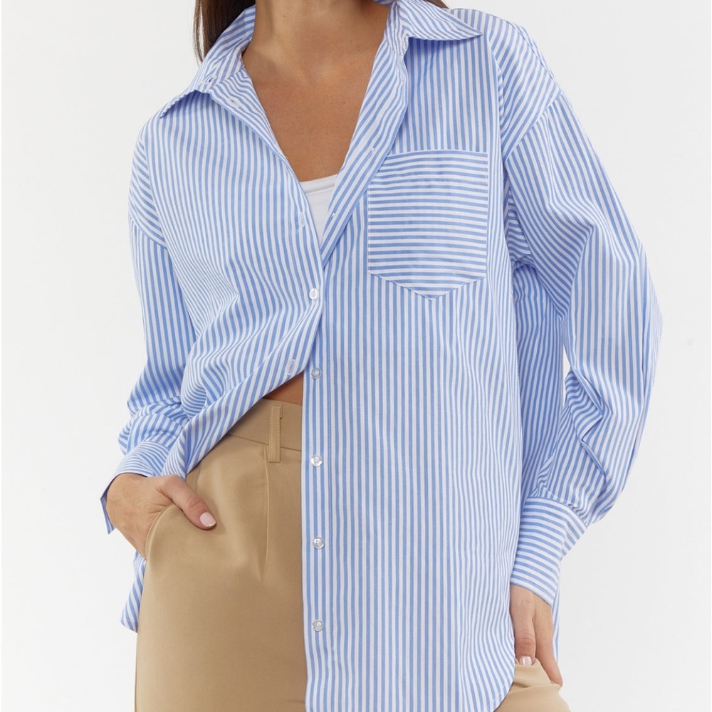 Oversized button up shirt